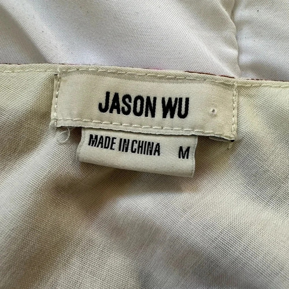 Jason Wu One Shoulder A-Line Floral Mini Dress - Picture 7 of 7